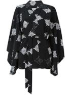 Equipment Elias Kimono Shirt, Women's, Size: M, Black, Silk