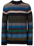Ps By Paul Smith Striped Crew Neck Jumper