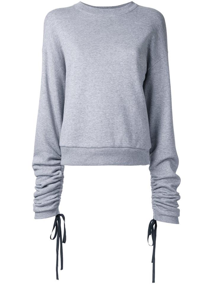 Le Ciel Bleu Loose Fit Sweatshirt, Women's, Size: 36, Grey, Cotton