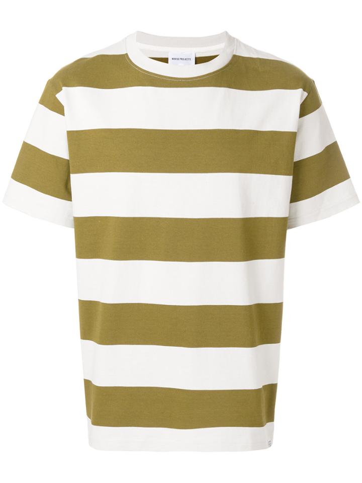 Norse Projects Striped T-shirt - Green