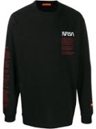 Heron Preston 'nasa' Print Sweatshirt - Black