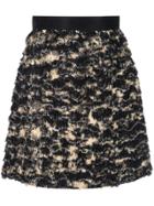 Proenza Schouler Printed Fil Coupe Skirt - Black
