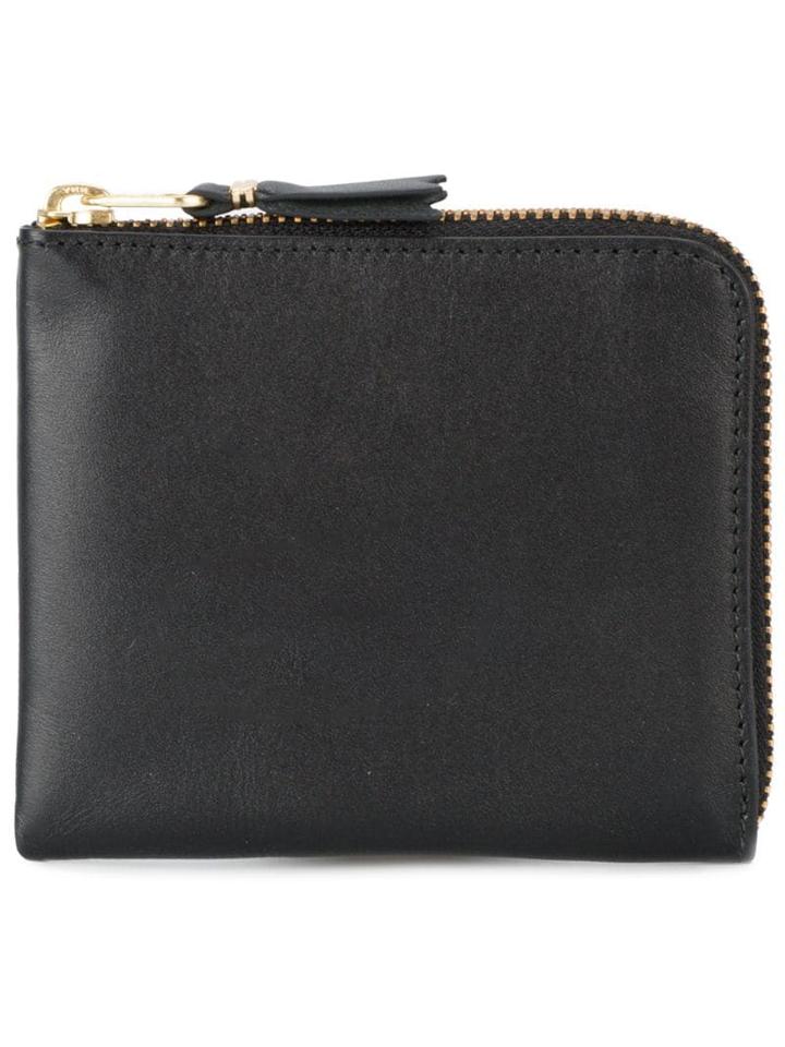 Comme Des Garçons Wallet Zip Around Purse - Black