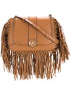 Michael Michael Kors Lilie Fringed Tote Bag - Brown