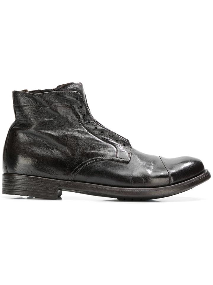 Officine Creative Worn Boots - Brown