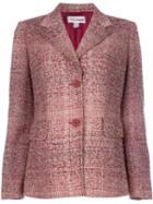 Pierre Cardin Pre-owned Boucle Knit Jacket - Red
