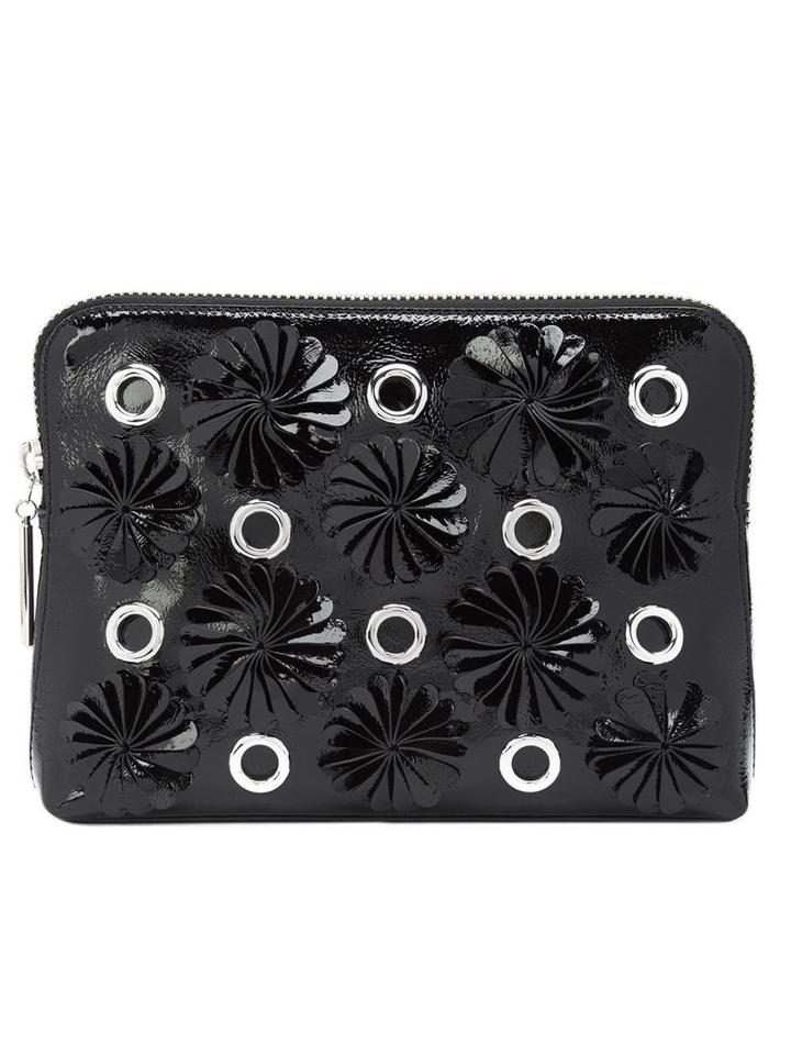 3.1 Phillip Lim Embellished Zip Clutch, Women's, Black, Leather