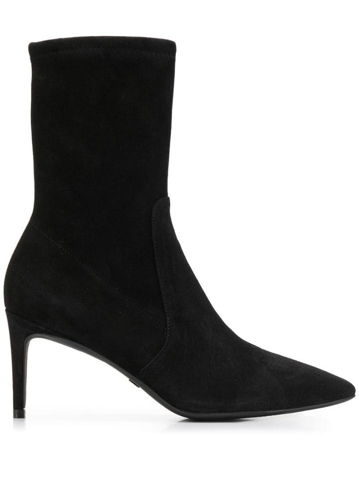 Stuart Weitzman Wren Boots - Black