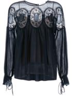 Chloé Lace Insert Blouse