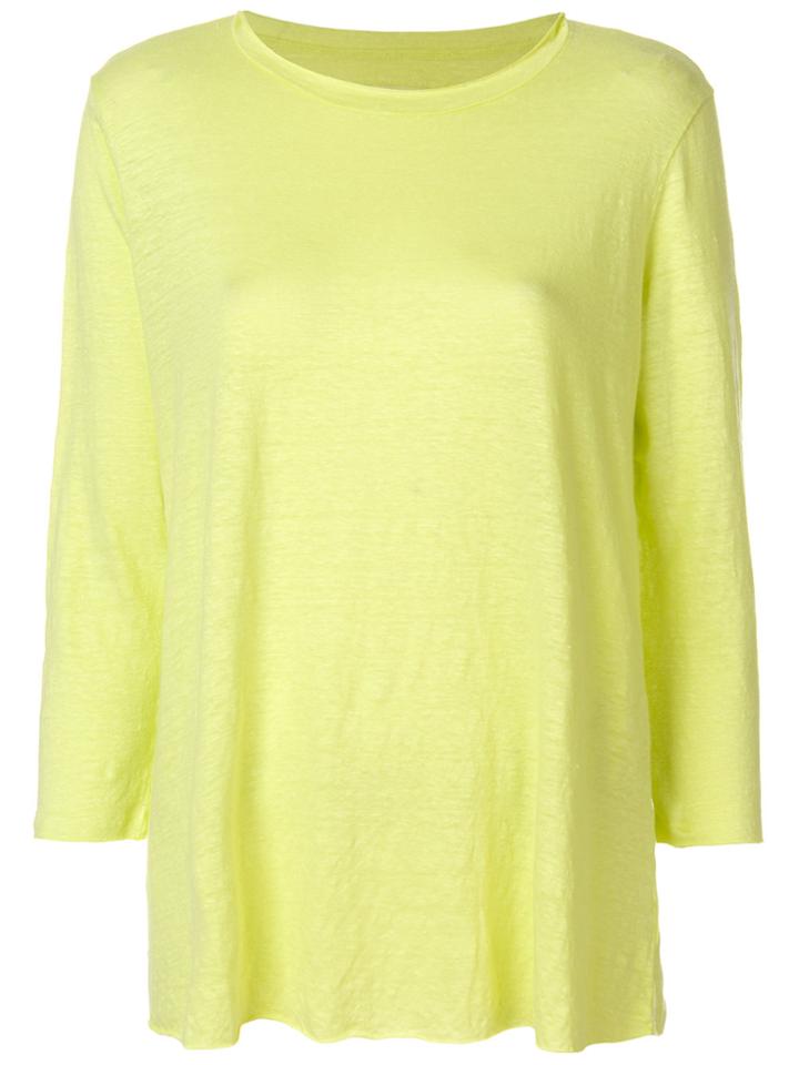 Labo Art Long Sleeve Tee - Yellow & Orange