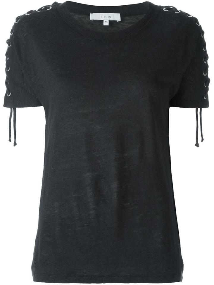 Iro 'steiro' T-shirt, Women's, Size: Small, Black, Linen/flax