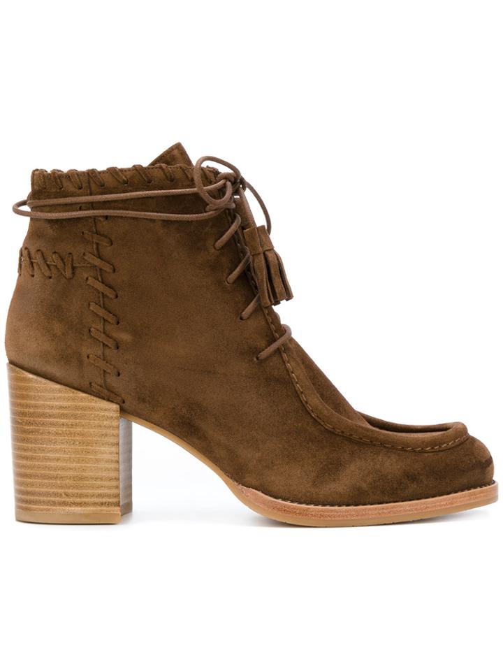 Stuart Weitzman Walla Walla Boots - Brown