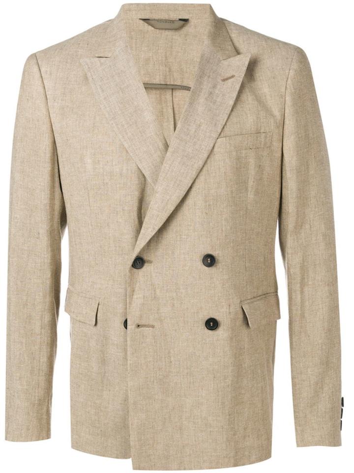 Tonello Double Breasted Blazer - Neutrals
