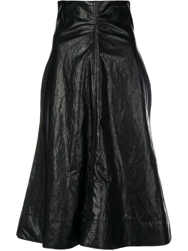 Philosophy Di Lorenzo Serafini Flared Midi Skirt - Black