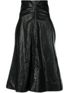 Philosophy Di Lorenzo Serafini Flared Midi Skirt - Black