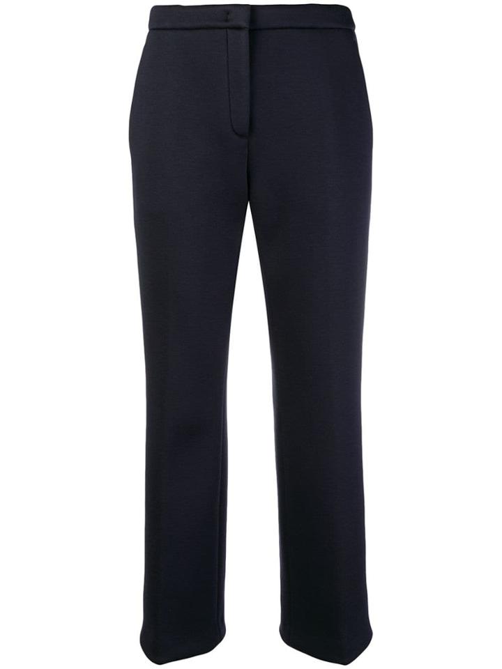 No21 Cropped Slim-fit Trousers - Blue