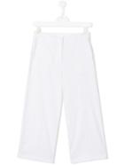 Dondup Kids Wide Leg Trousers, Girl's, Size: 14 Yrs, White