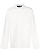 Isabel Benenato Narrow Collar Shirt - White