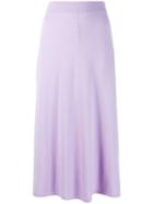 Joseph Knitted Midi Skirt - Purple