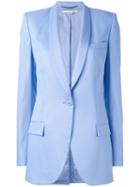 Stella Mccartney - Twill Blazer - Women - Cotton/viscose/wool - 44, Blue, Cotton/viscose/wool