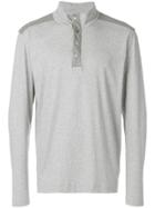 Michael Kors Collection Button Sweater - Grey