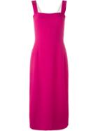Dolce & Gabbana Fitted Dress, Women's, Size: 42, Pink/purple, Silk/spandex/elastane/viscose
