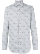 Etro Horse Race Print Shirt - Grey
