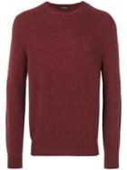 Ermenegildo Zegna Knitted Jumper - Red