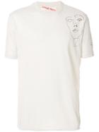 Roberto Cavalli Striped Eagle Print T-shirt - Multicolour