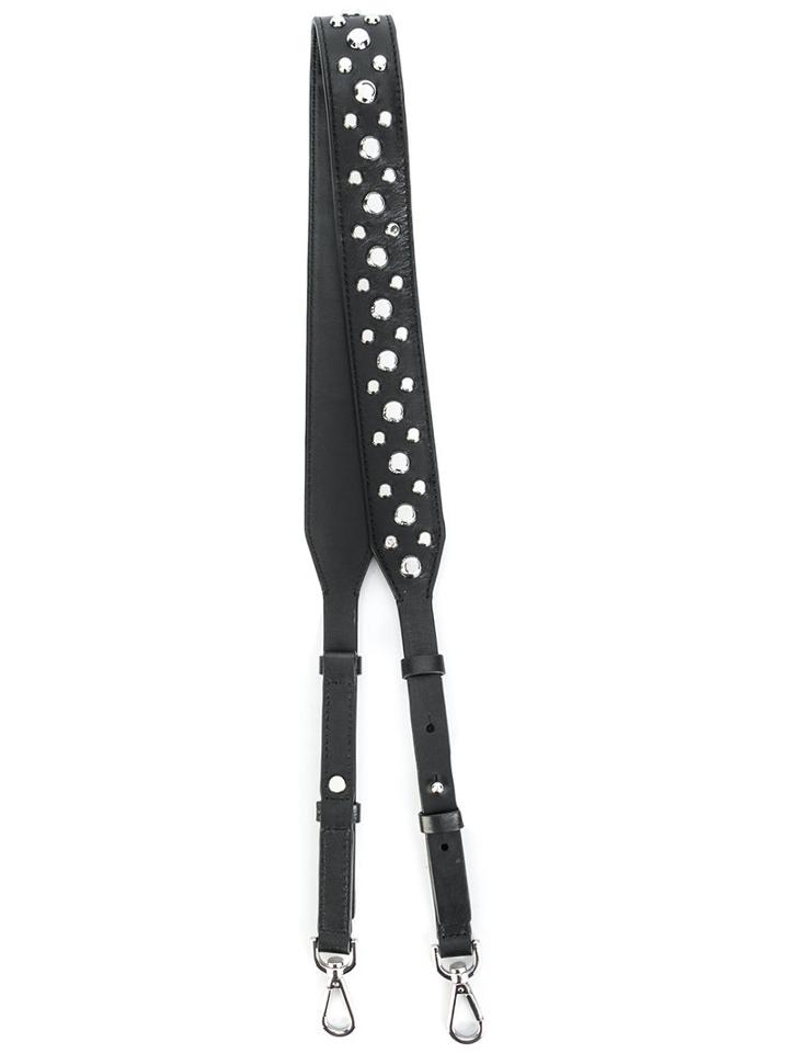 Michael Michael Kors - Studded Bag Strap - Women - Leather/metal (other) - One Size, Black, Leather/metal (other)