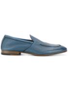 Henderson Baracco Almond Toe Loafers - Blue