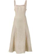 Maryam Nassir Zadeh - La Mola Sleeveless Dress - Women - Linen/flax - 2, Nude/neutrals, Linen/flax