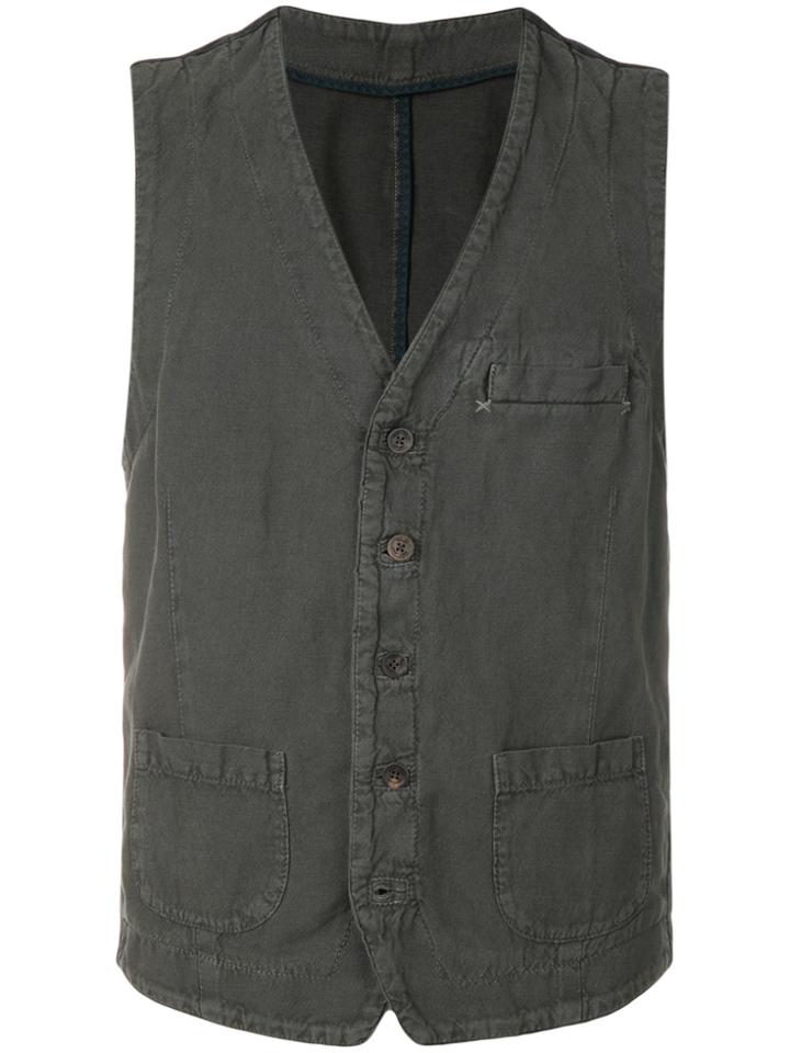Weber + Weber Tailored Fitted Waistcoat - Green