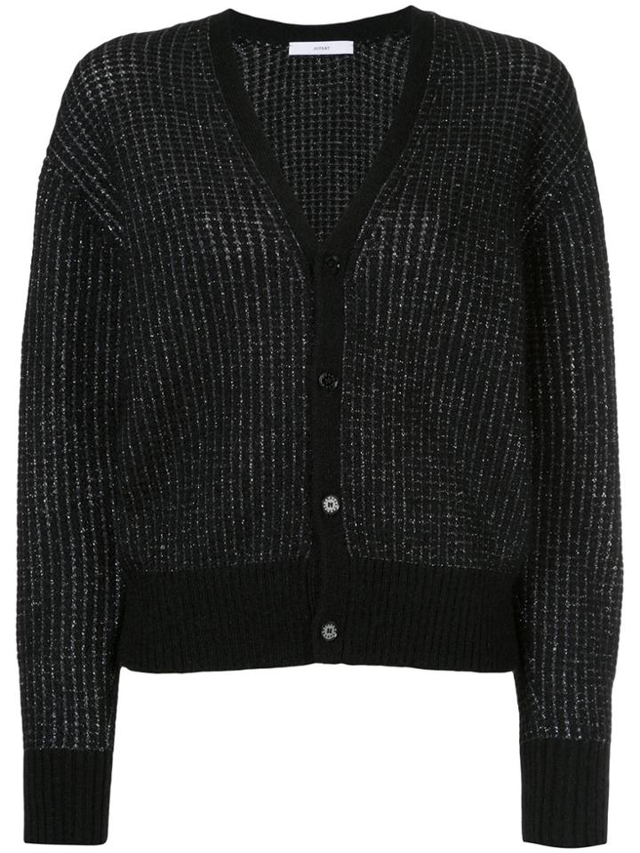 Astraet V-neck Cardigan - Black