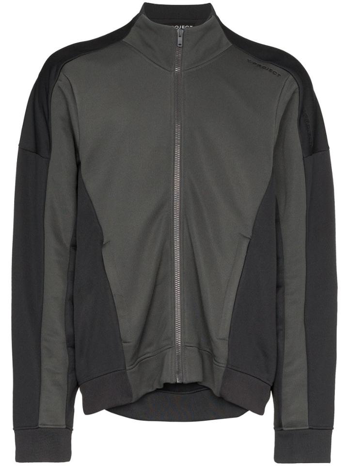Y / Project Zip Front Cotton-blend Jacket - Grey