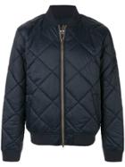 Barbour Quilted Bomber Jacket - Blue