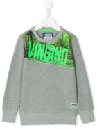 Vingino - Printed Sweatshirt - Kids - Cotton/polyester/viscose - 10 Yrs, Grey