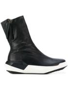 Cinzia Araia Mid-calf Length Zip Sneakers - Black