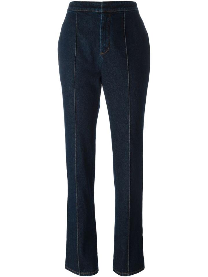 Givenchy High Waisted Jeans, Women's, Size: 38, Blue, Cotton