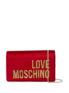 Love Moschino Logo Crossbody Bag - Red
