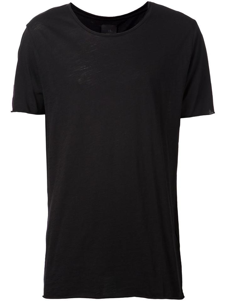 Thom Krom - Raw Edges T-shirt - Men - Cotton - L, Black, Cotton