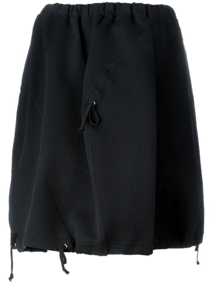 Comme Des Garçons Vintage Drawstring Detail Cocoon Skirt - Black
