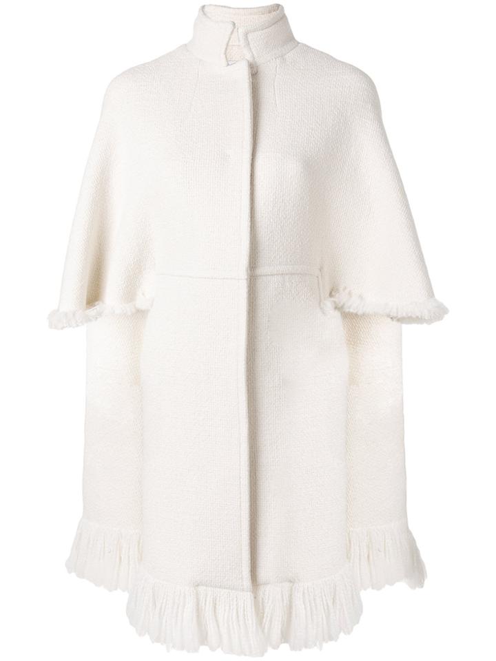 Gianluca Capannolo Tweed Cape Coat - Nude & Neutrals