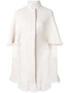 Gianluca Capannolo Tweed Cape Coat - Nude & Neutrals