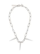 Junya Watanabe Spiked Chain Necklace - Metallic