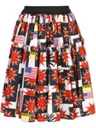 Fausto Puglisi Printed Flared Skirt