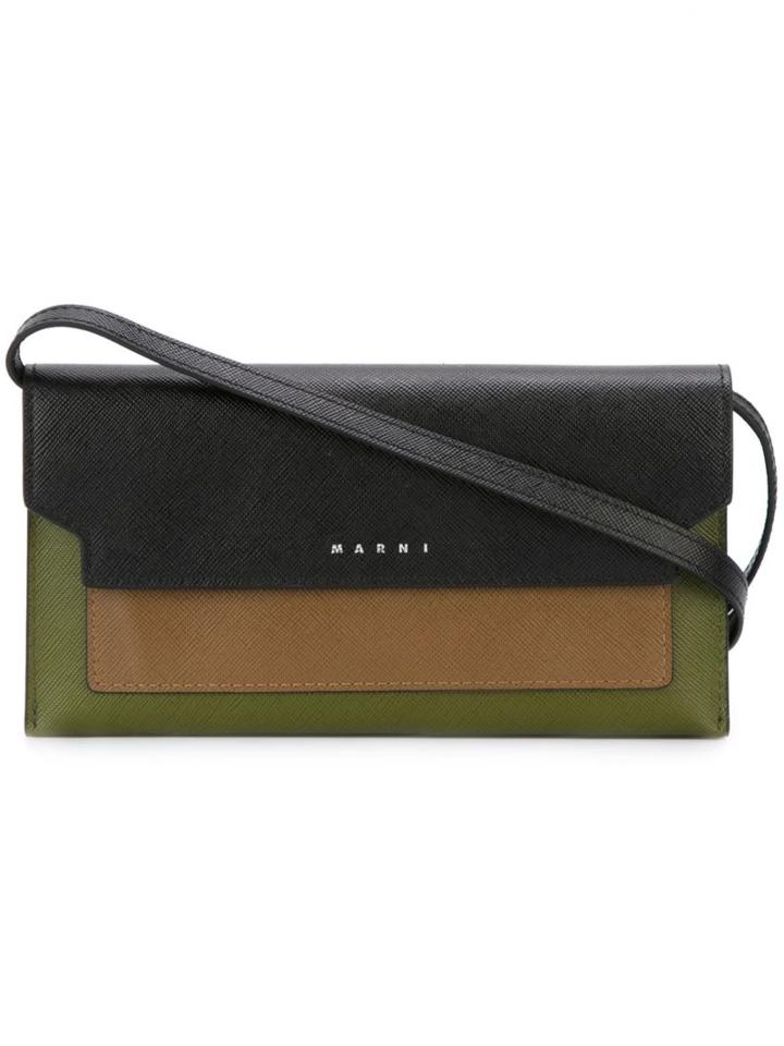 Marni Wallet Crossbody Bag, Women's, Black