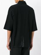 Y-3 - Zipped Neck Polo Shirt - Men - Cotton/viscose/polyester - S, Black, Cotton/viscose/polyester