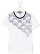 Armani Junior - Multi-logo T-shirt - Kids - Cotton - 6 Yrs, White