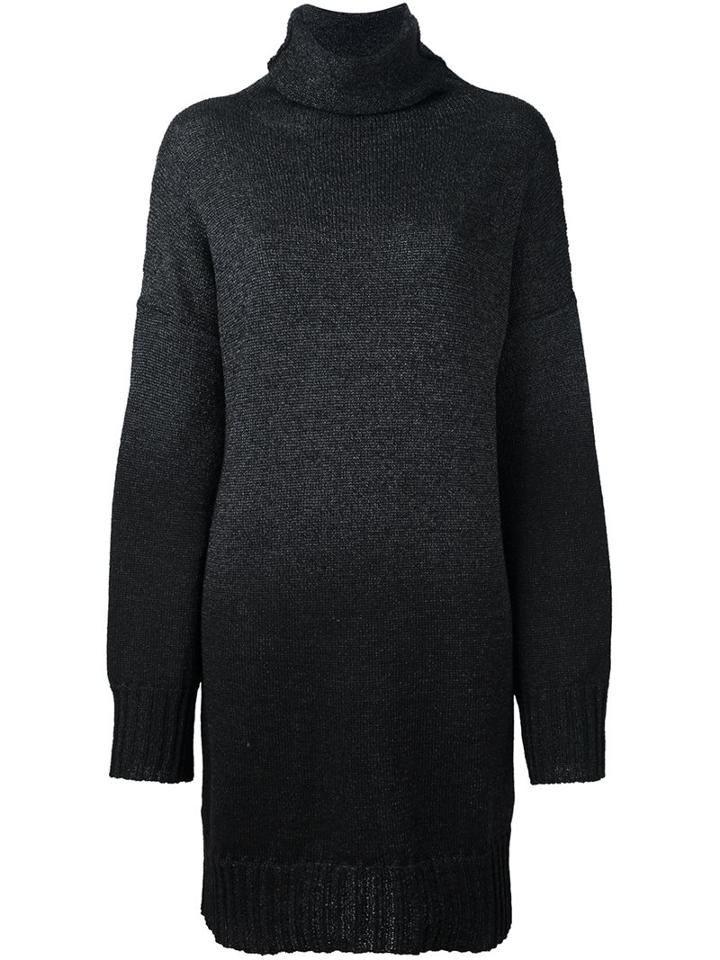 Capucci Oversized Roll Neck Jumper, Women's, Size: 48, Black, Polyamide/virgin Wool